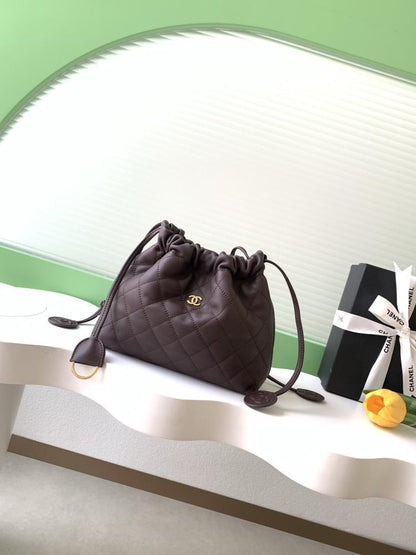 Leather Bucket Bag