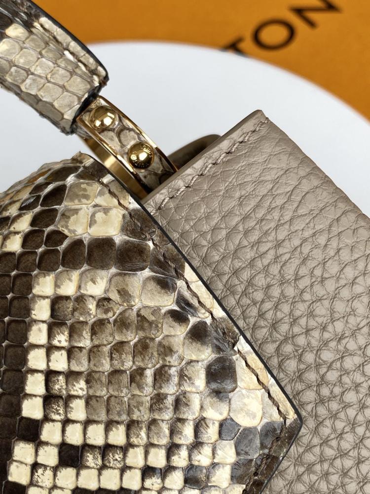 Embroidered Leather Top Handle Bag