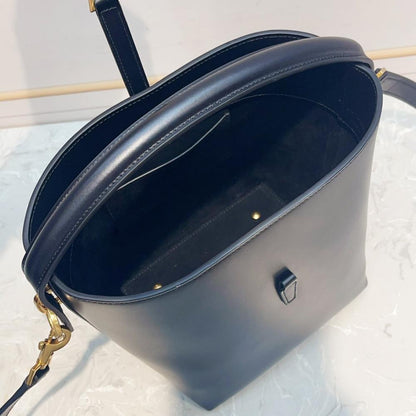Leather Bucket Bag