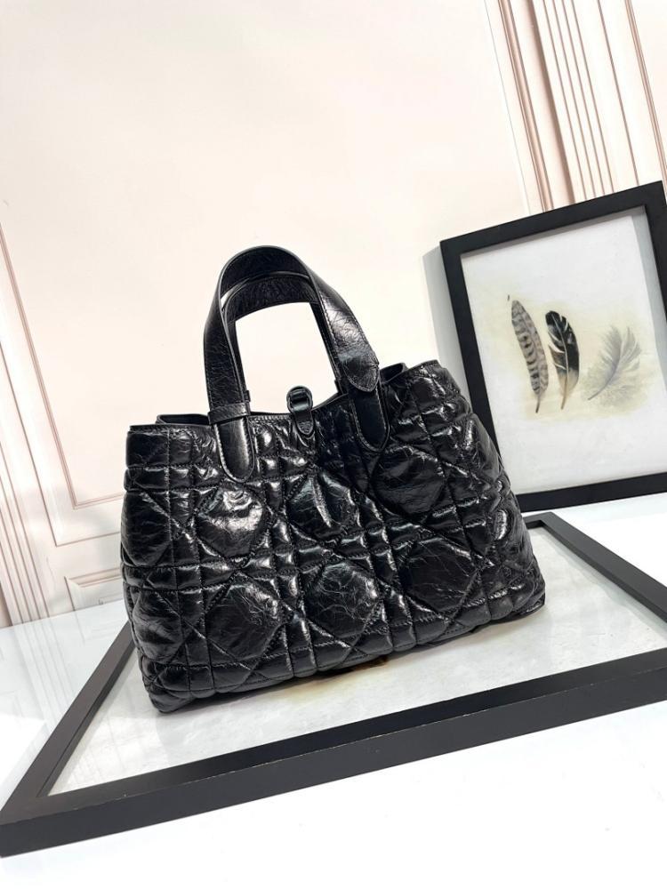 Italian-Inspired Luxury Black Calfskin Crossbody Bag