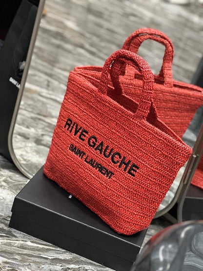 Stylish Woven Raffia Top Handle Bag – Special Edition