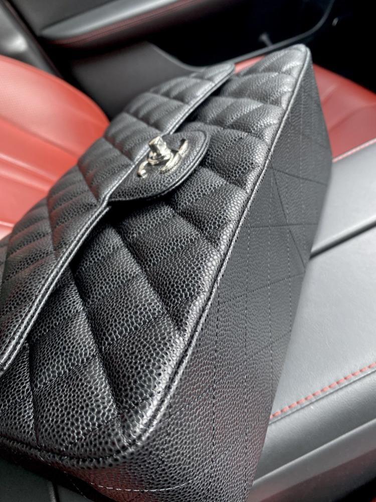Gold Top Handle Bag