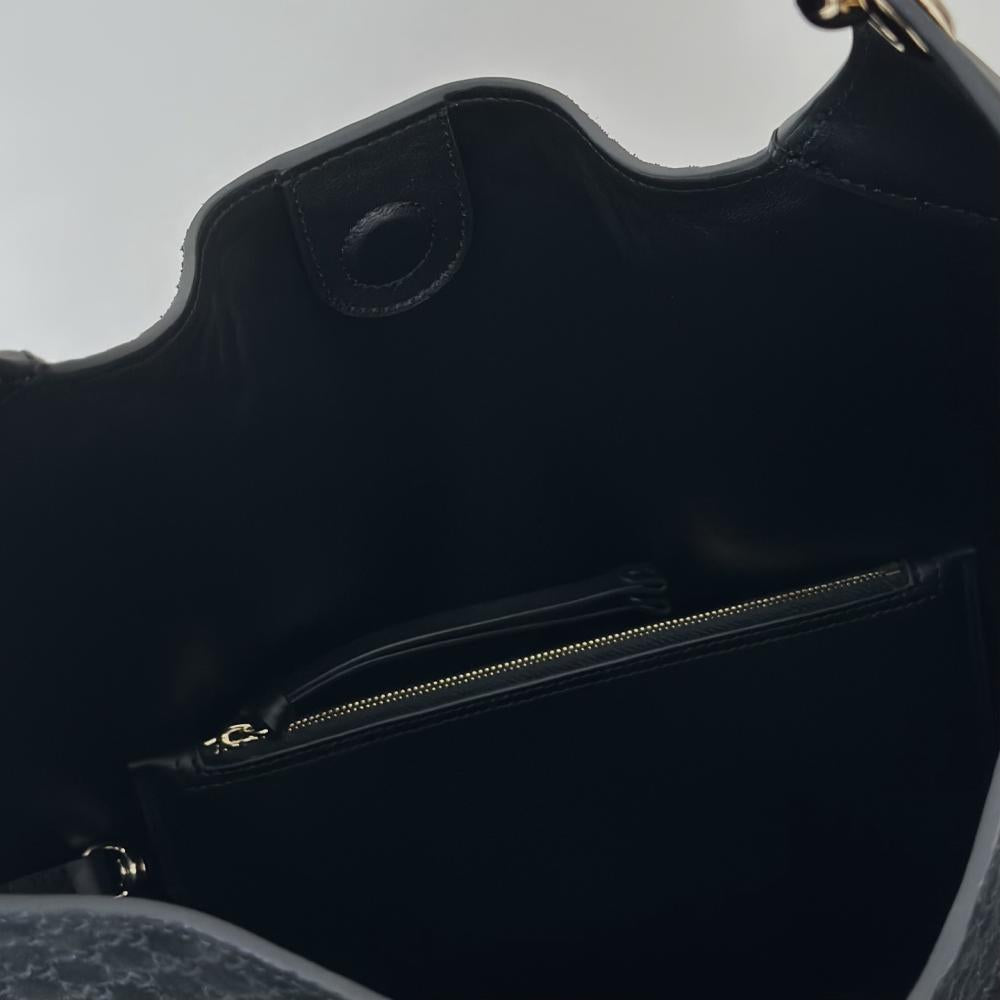 Luxury Leather Top Handle Bag