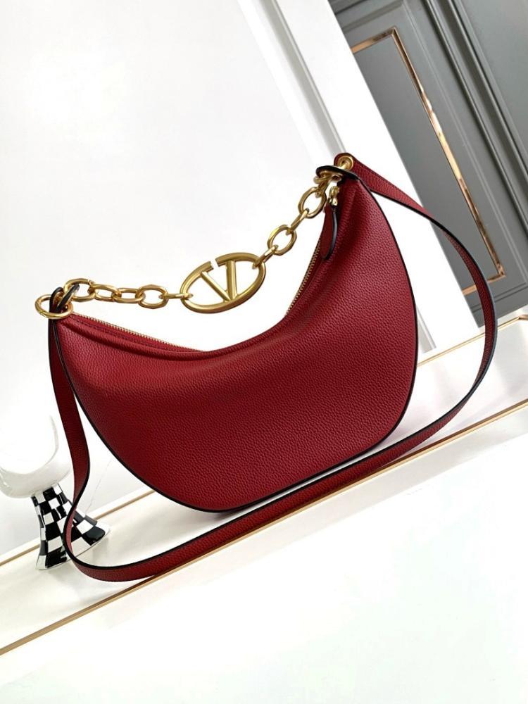 Elegant Stylish Gold Lambskin Shoulder Bag