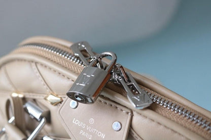 Classic Modern Studded Lambskin Shoulder Bag
