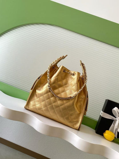 Leather Top Handle Bag