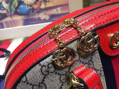 Ophidia Red Shoulder Bag