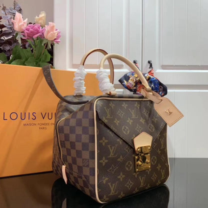 Luxury Leather Top Handle Bag