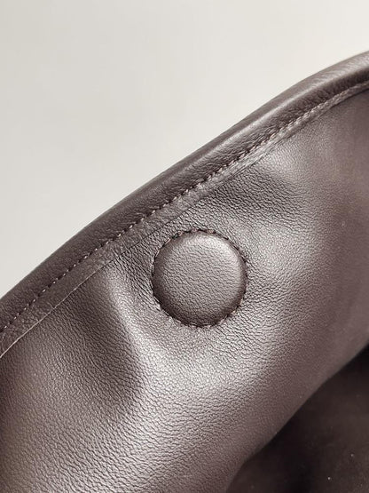 Leather Top Handle Bag