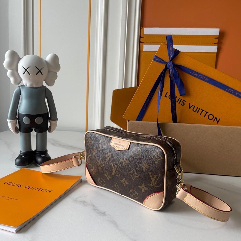 Alma Monogram Leather Shoulder Bag