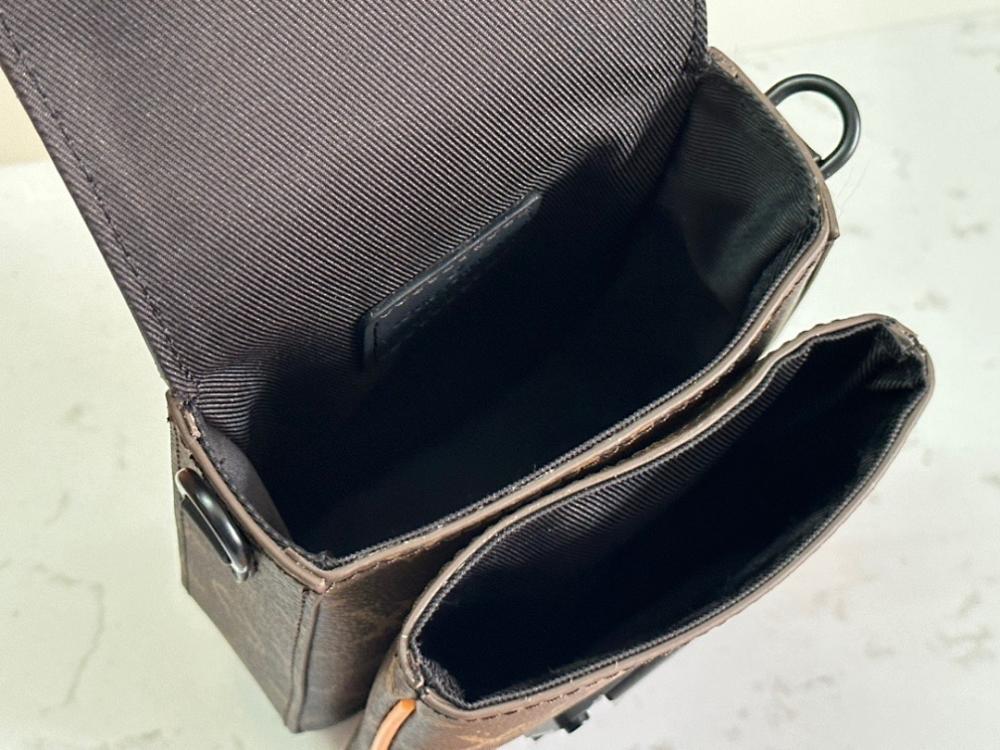 Luxury Monogram Leather Shoulder Bag – Limited Edition