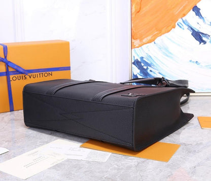 Italian-Inspired Elegant Calfskin Top Handle Bag