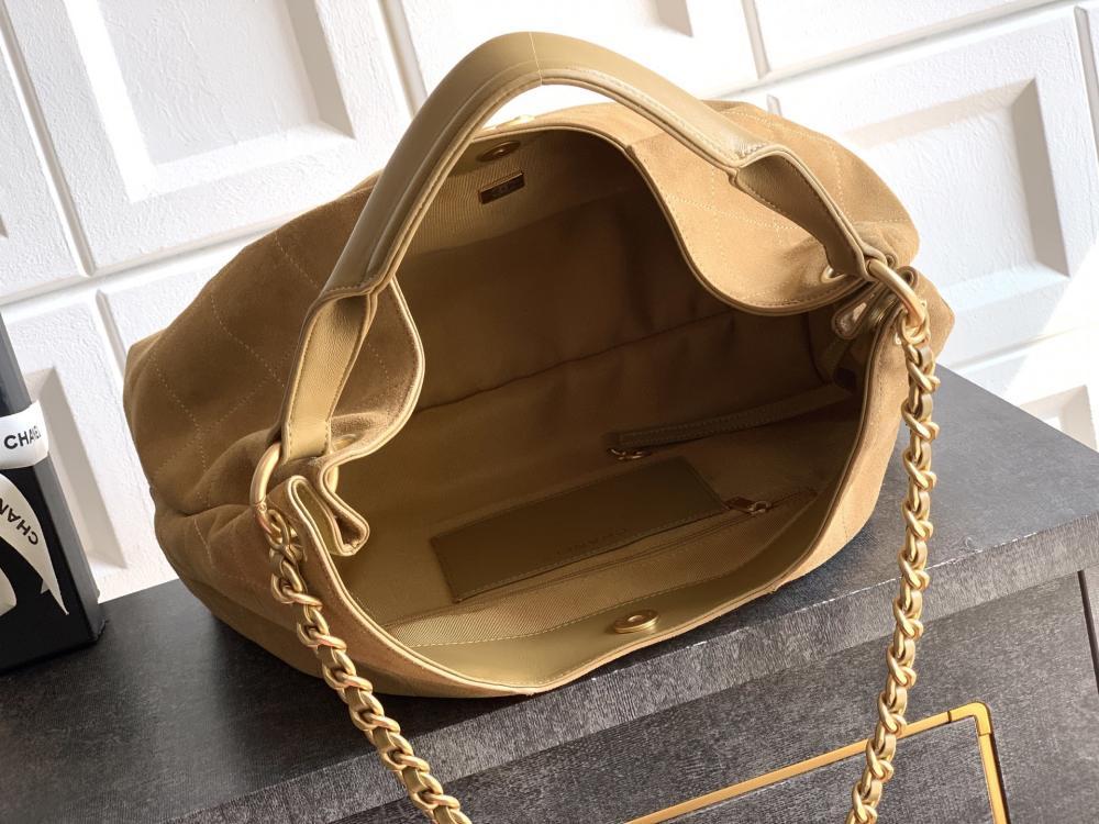 Suede Hobo Bag