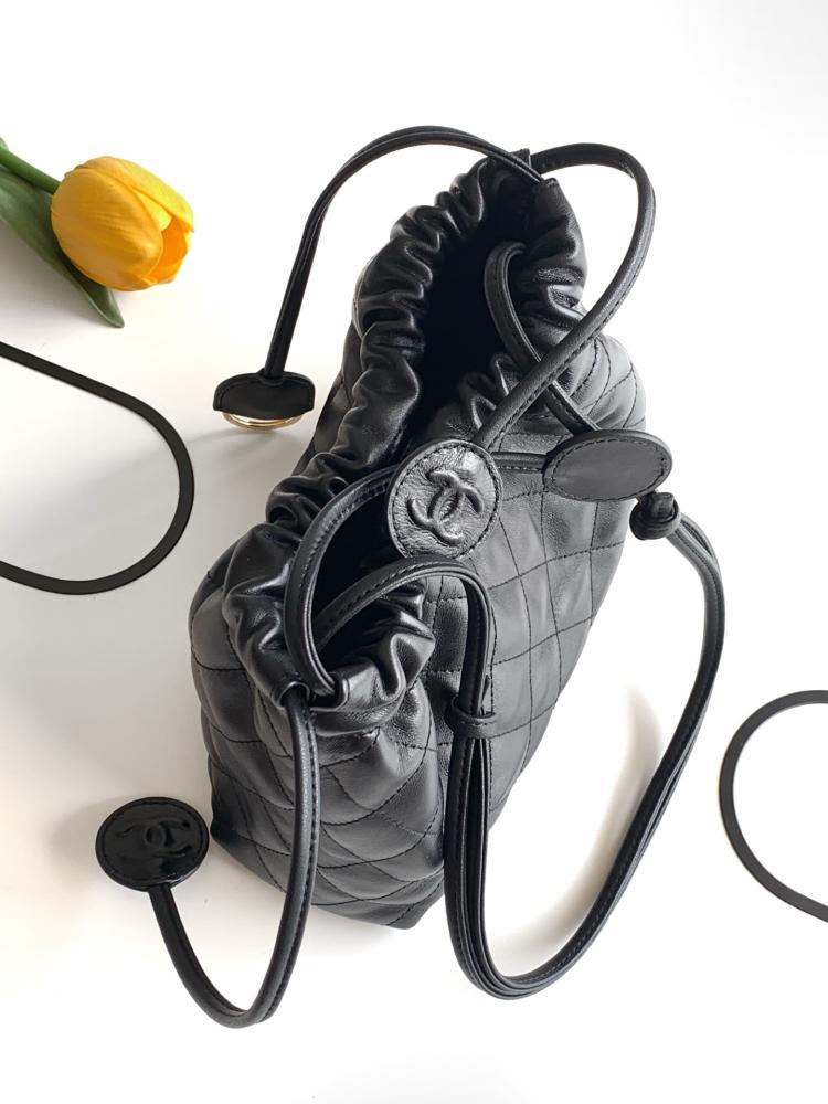 Leather Bucket Bag