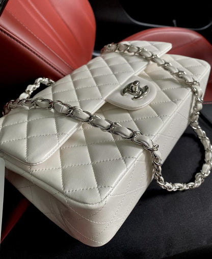 Lambskin Top Handle Bag