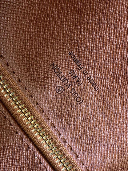 Luxury Refined Monogram Leather Crossbody Bag
