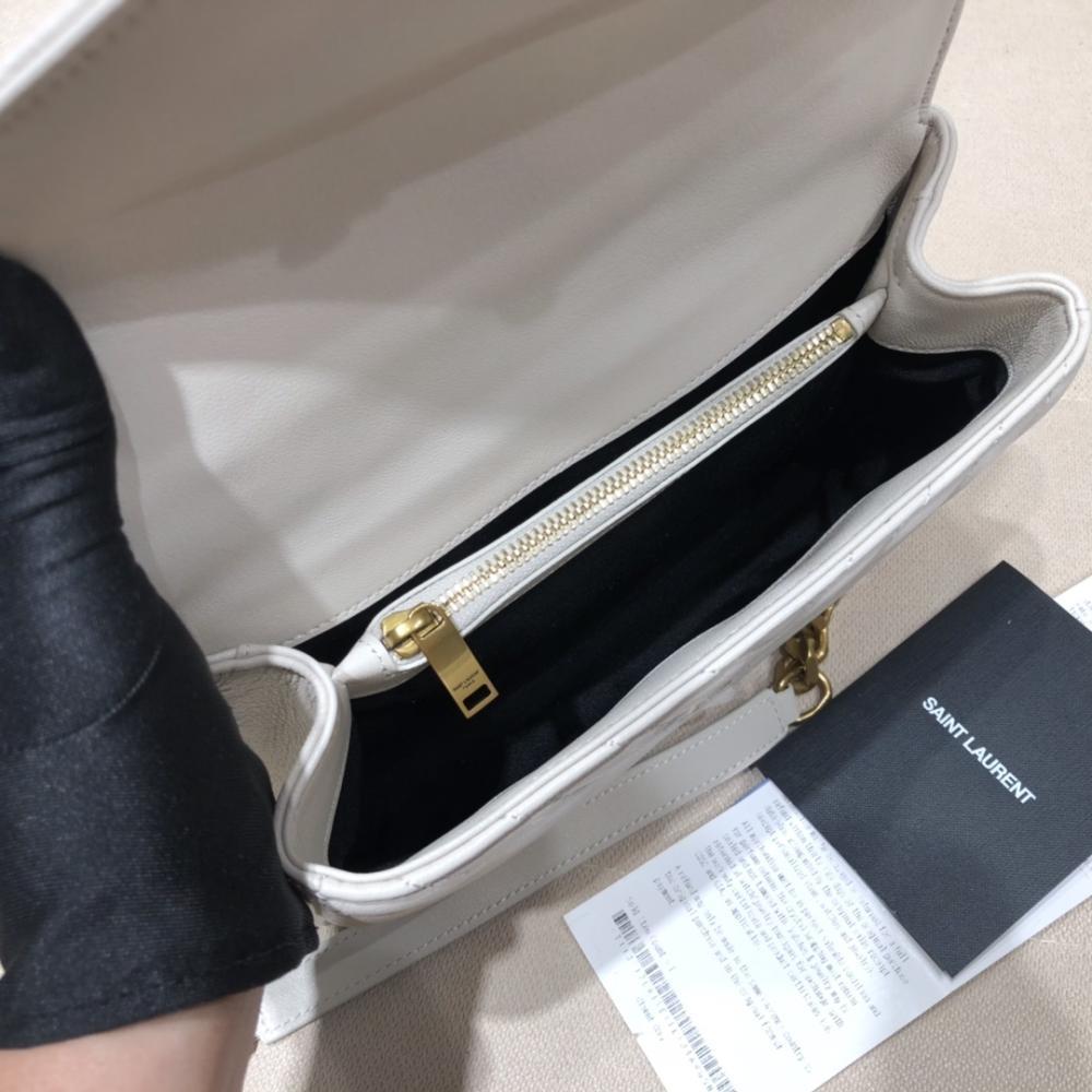 Classic Leather Top Handle Bag