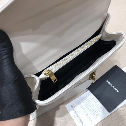 Classic Leather Top Handle Bag