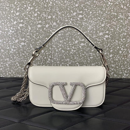 Crystal-Embellished Top Handle Bag