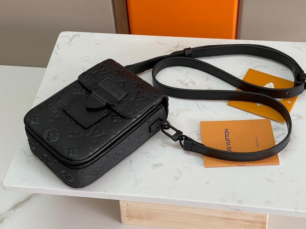 Stylish Refined Monogram Leather Crossbody Bag