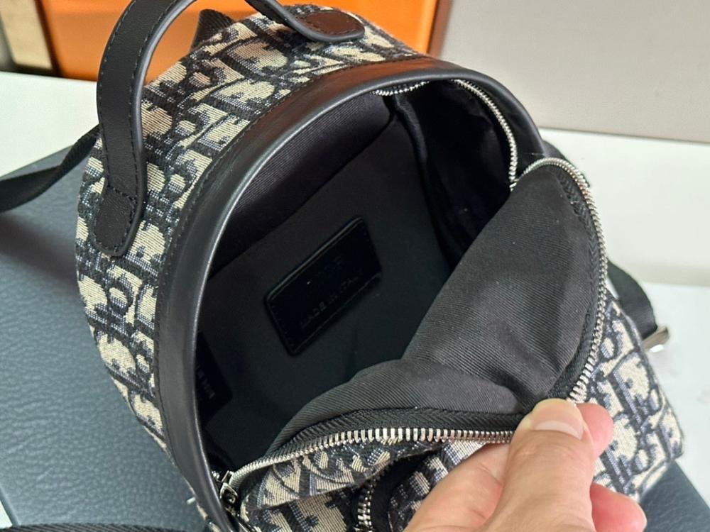 Modern Luxury Black Printed Leather Backpack – Limited Edition