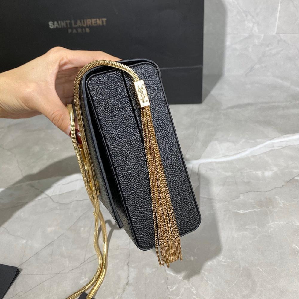 Stylish Refined Leather Top Handle Bag