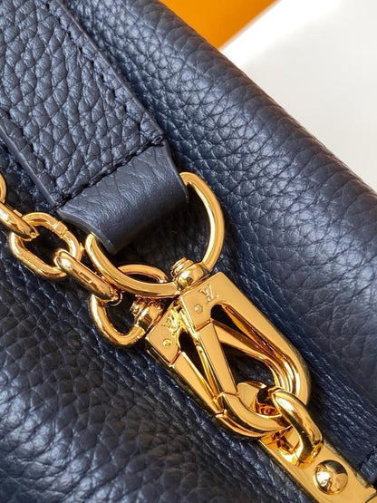 Leather Top Handle Bag