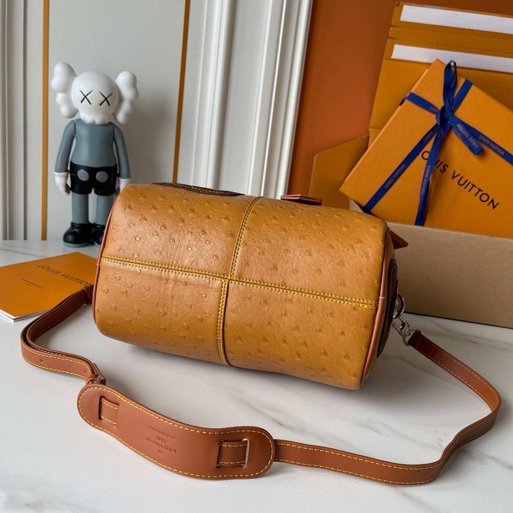 Speedy Bandouliere Monogram Calfskin Top Handle Bag