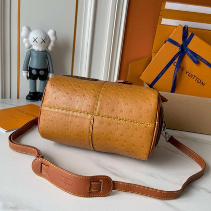 Speedy Bandouliere Monogram Calfskin Top Handle Bag