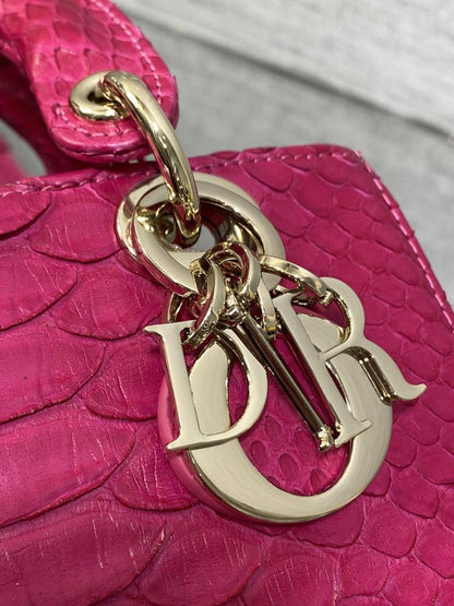 Refined Leather Top Handle Bag