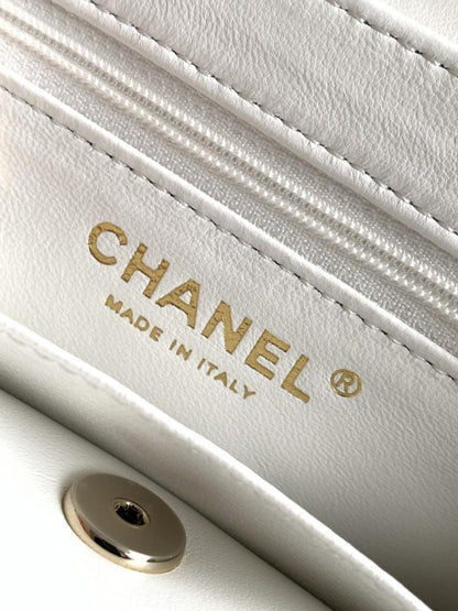 Lambskin Top Handle Bag