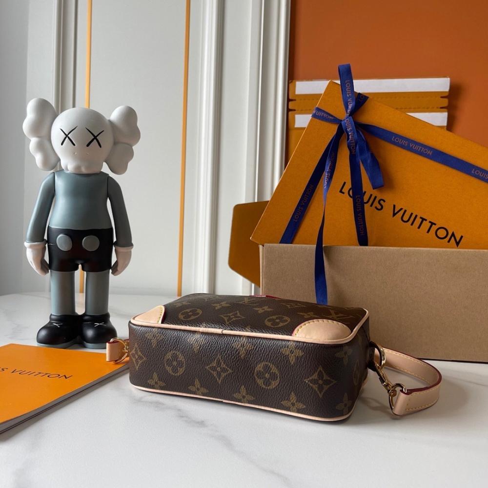 Alma Monogram Leather Shoulder Bag