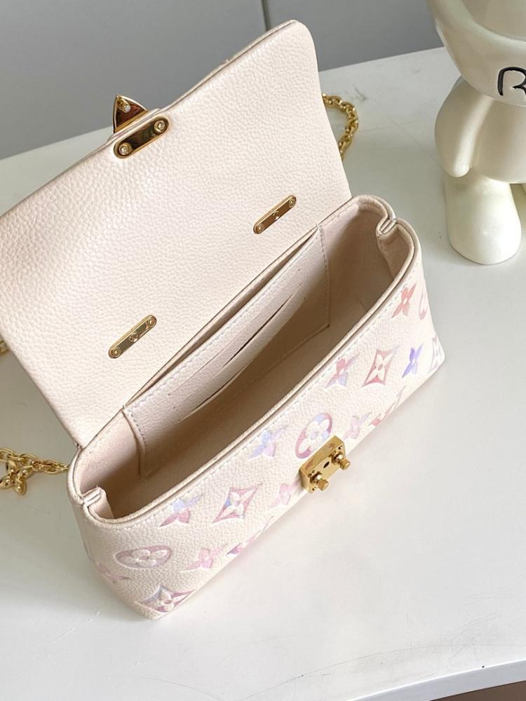 Modern Stylish Monogram Leather Shoulder Bag