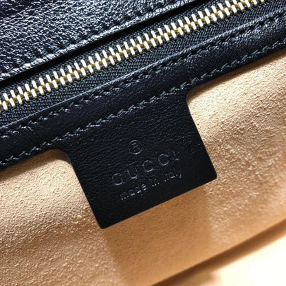 Gold Leather Shoulder Bag