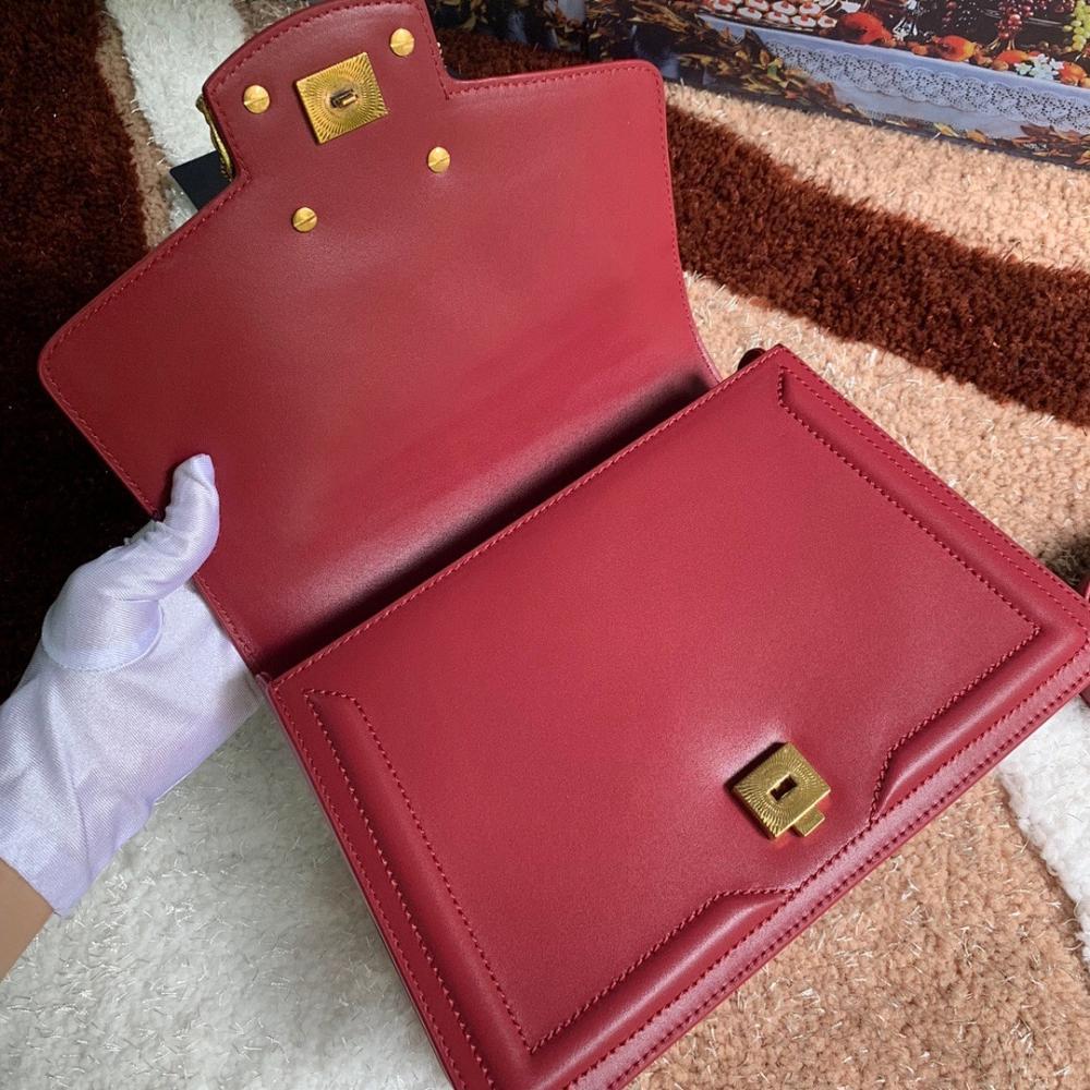 Luxury Studded Calfskin Shoulder Bag – Special Edition
