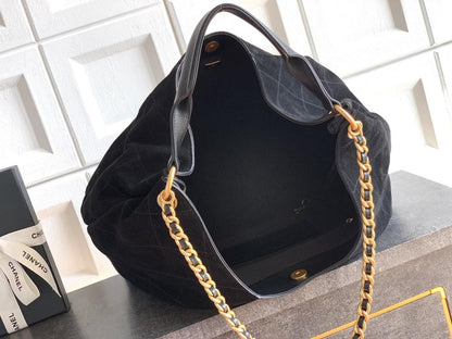 Suede Hobo Bag