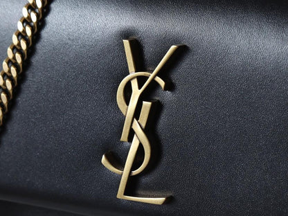 Modern Premium Gold Leather Shoulder Bag