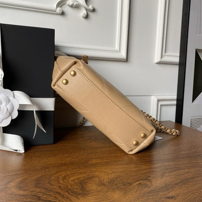Leather Top Handle Bag
