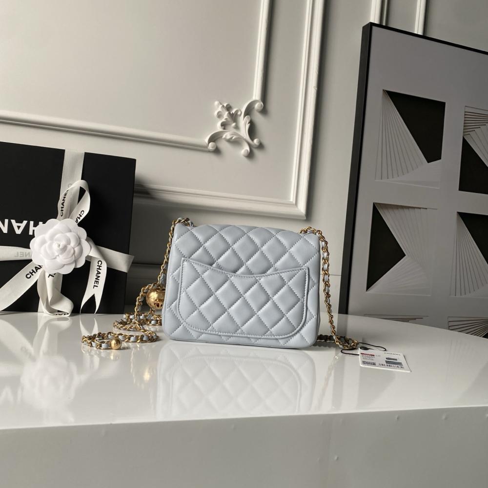 Gold Top Handle Bag