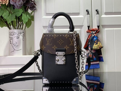 Luxury Leather Top Handle Bag