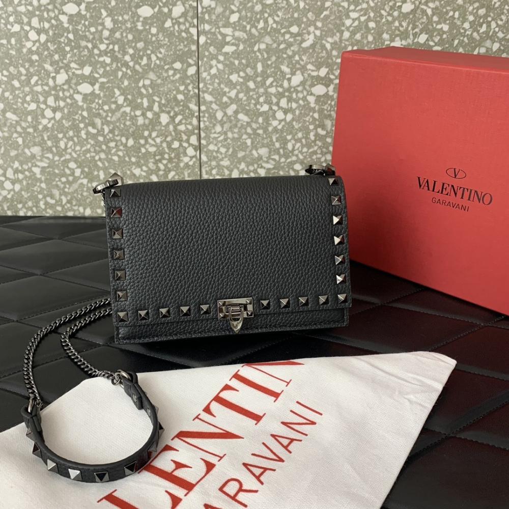 Studded Leather Crossbody Bag