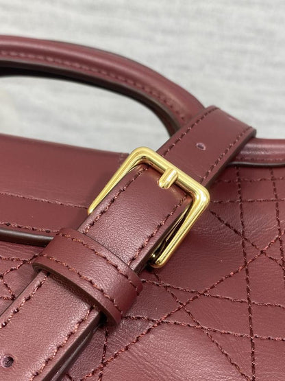 Leather Top Handle Bag
