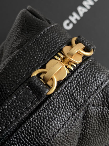 Classic Leather Top Handle Bag