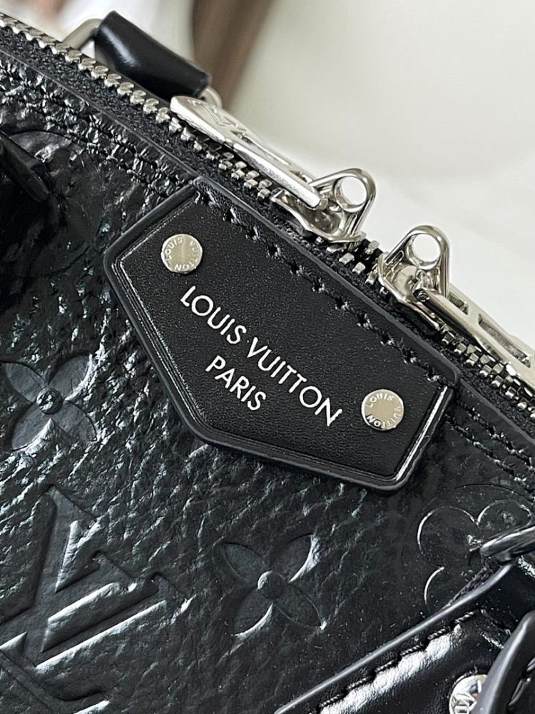 Alma Monogram Leather Crossbody Bag