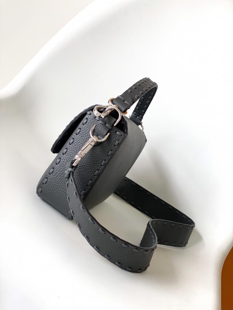 Classic Leather Top Handle Bag