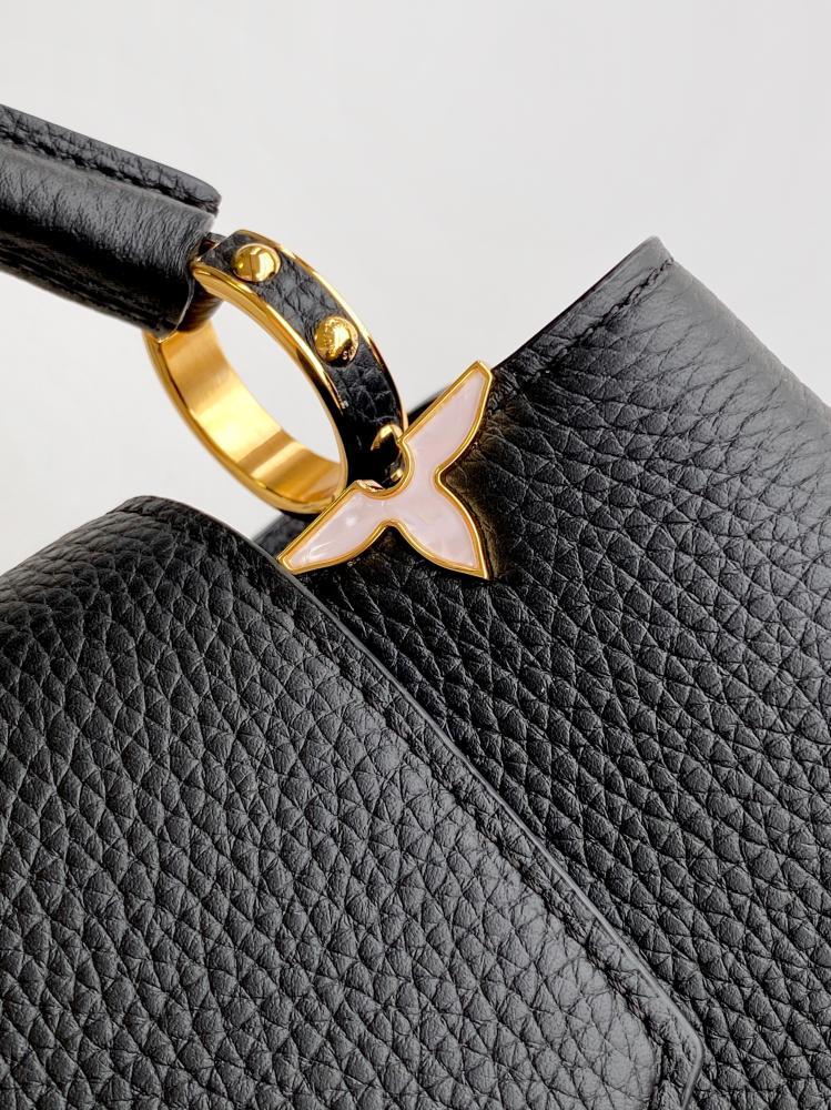 Monogram Leather Shoulder Bag