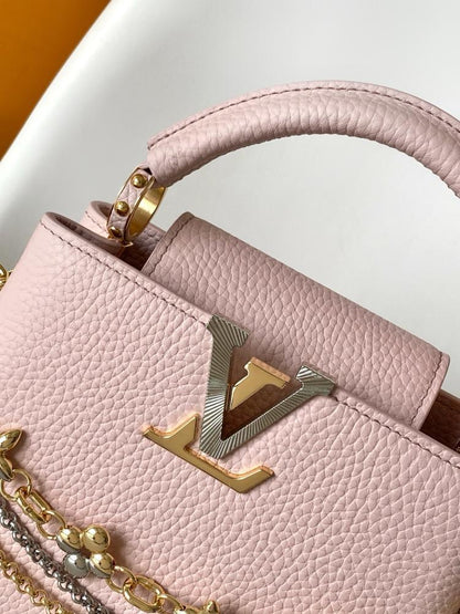 Leather Top Handle Bag