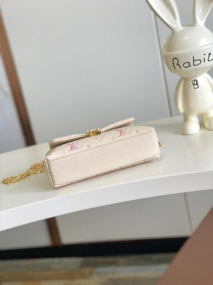 Modern Stylish Monogram Leather Shoulder Bag