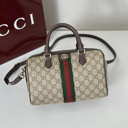 Leather Top Handle Bag