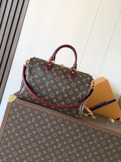 Leather Top Handle Bag